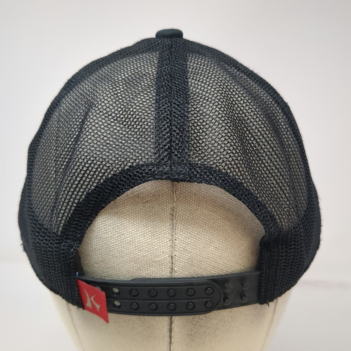 Killik Trucker Hat Black One Size Snapback Mesh Logo Square Patch Structured