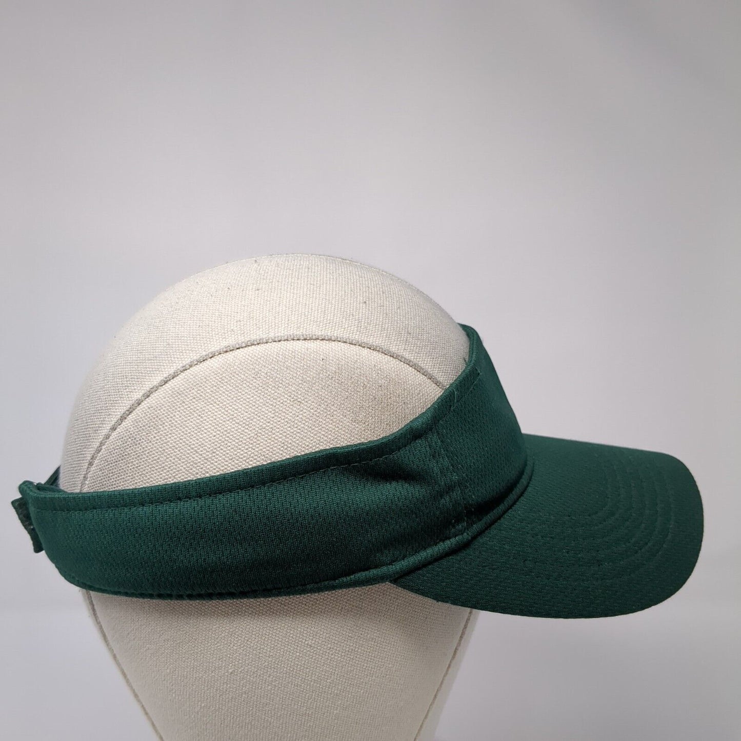 Sport-Tek Golf Sun Visor Hat Green One Size Adjustable Lightweight Blank