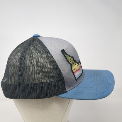 Idaho Snapback Trucker Hat Multicolor OS Adjustable Mesh Back Pacific Headwear