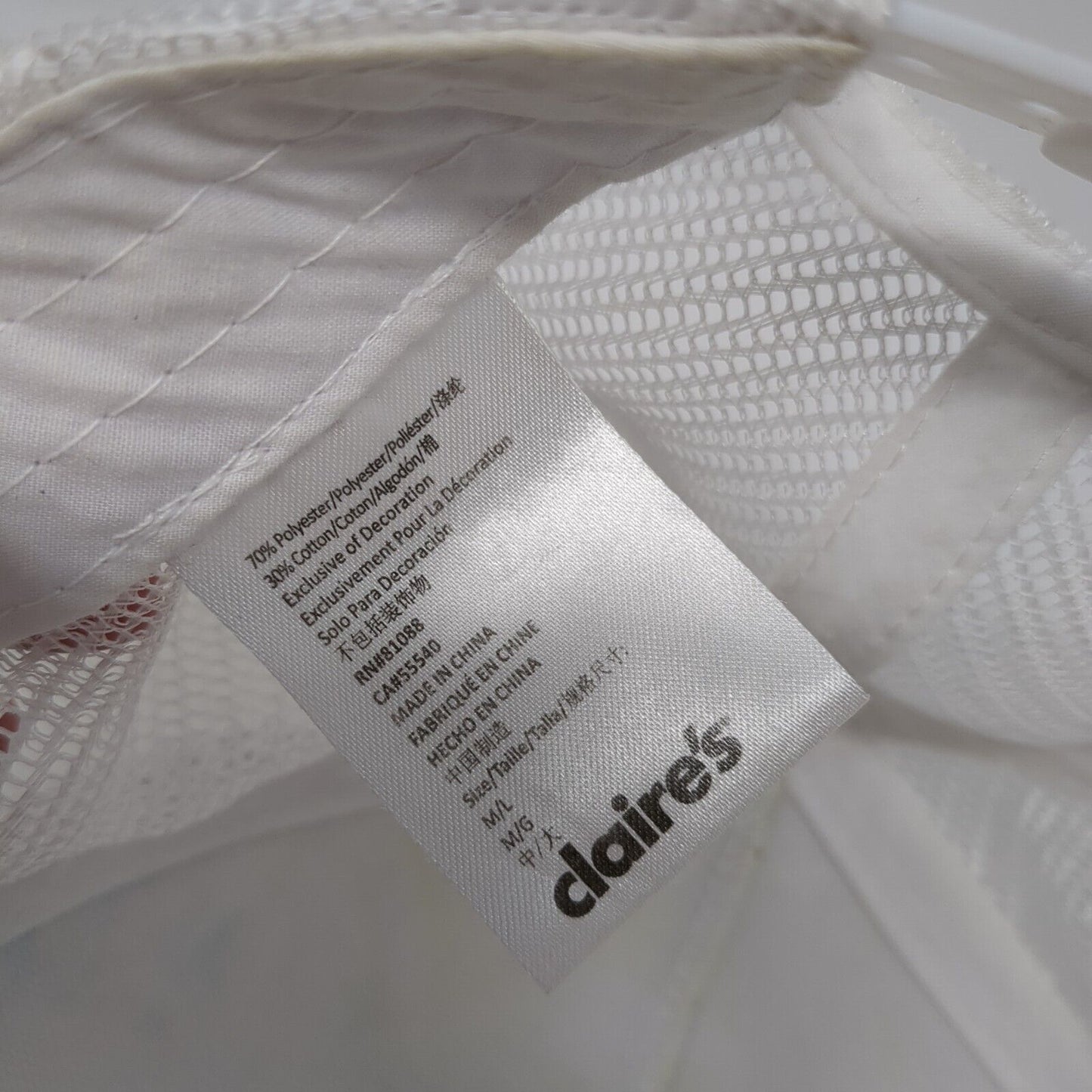 Live In The Moment Snapback Trucker Hat Multicolor One Size Mesh Back