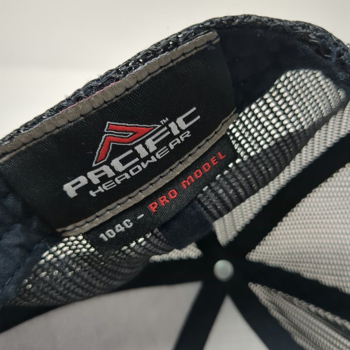Pacific Headwear Trucker Hat Black One Size Mesh Back Snapback Adjustable hat
