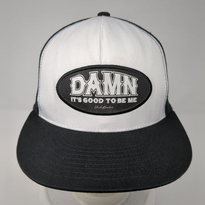 Damn It's Good To Be Me Uncle Kracker Snapback Trucker Hat Black OS Yupoong