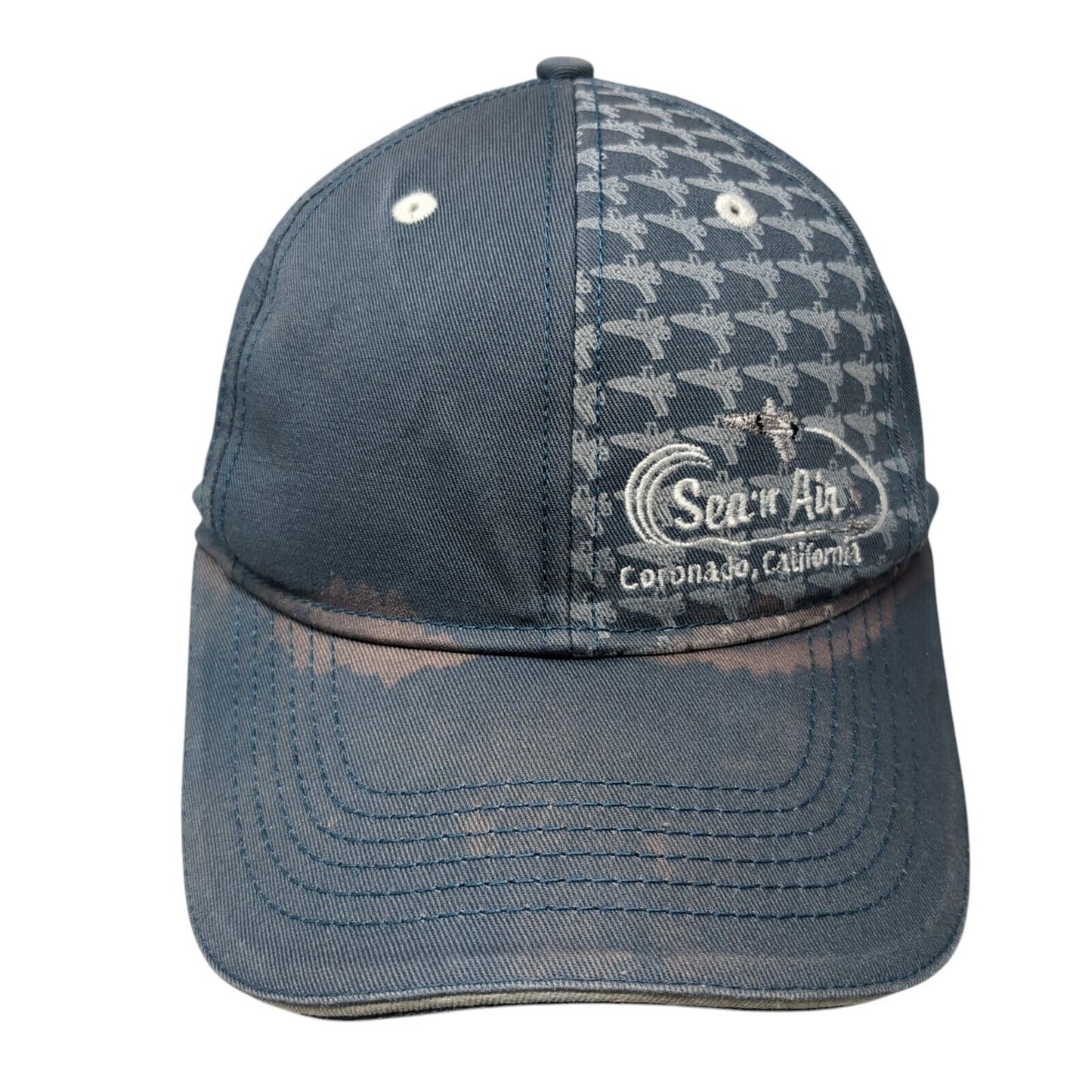 Sea 'N Air Coronado California Strapback Hat Blue One Size Go Navy