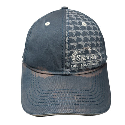 Sea 'N Air Coronado California Strapback Hat Blue One Size Go Navy