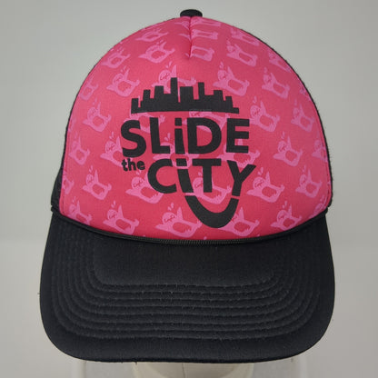 Slide The City Snapback Trucker Hat Multicolor One Size Mesh Back