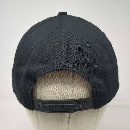 Richardson Snapback Black One Size Valley Wide Cooperative Hat Cotton Adjustable