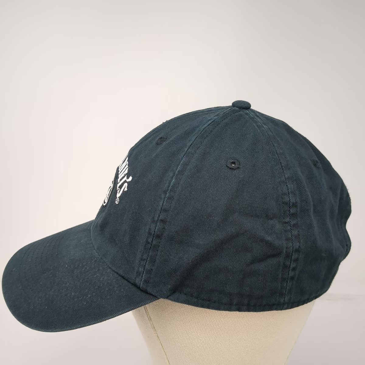 Jack Daniel's Baseball Cap Blue One Size Slideback Hat Embroidered Logo Curved