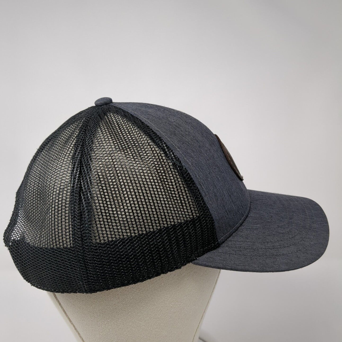 FP Patch Snapback Mesh Back Trucker Hat Gray One Size Outdoor Cap