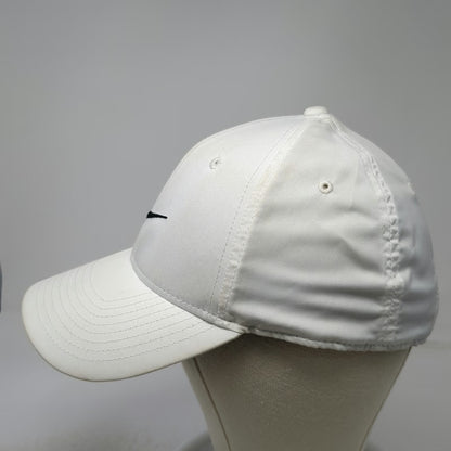Nike Baseball Cap White One Size Dri-FIT Legacy91 Swoosh Logo Adjustable Hat