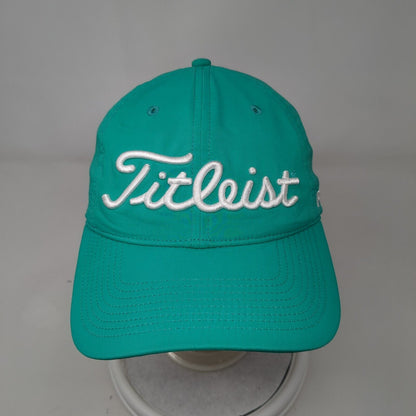 Titleist Slideback Hat Green One Size Adjustable Embroidered 6 Panel