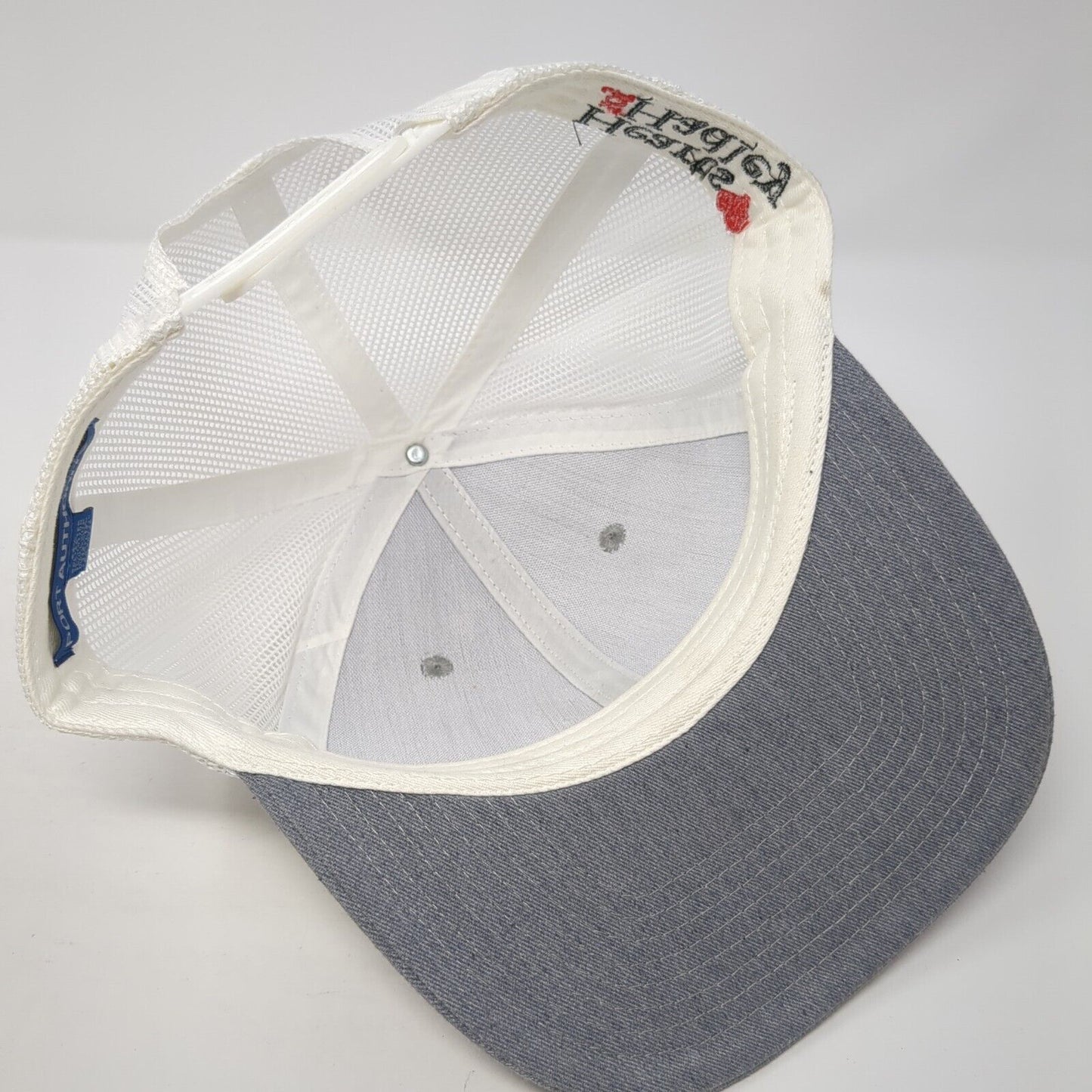 Hearts for Hadley Snapback Trucker Hat Gray One Size Mesh Back Outdoor
