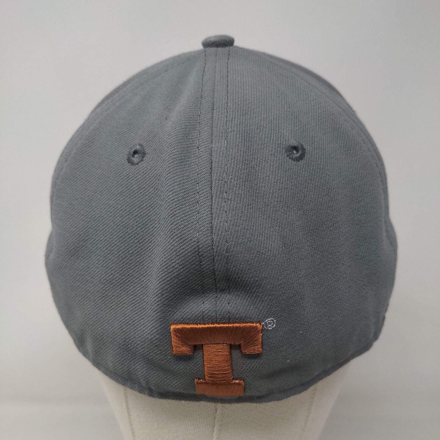 New Era Men's Fitted Hat Gray 7 1/4 Embroidered Texas Longhorns Logo 59Fifty