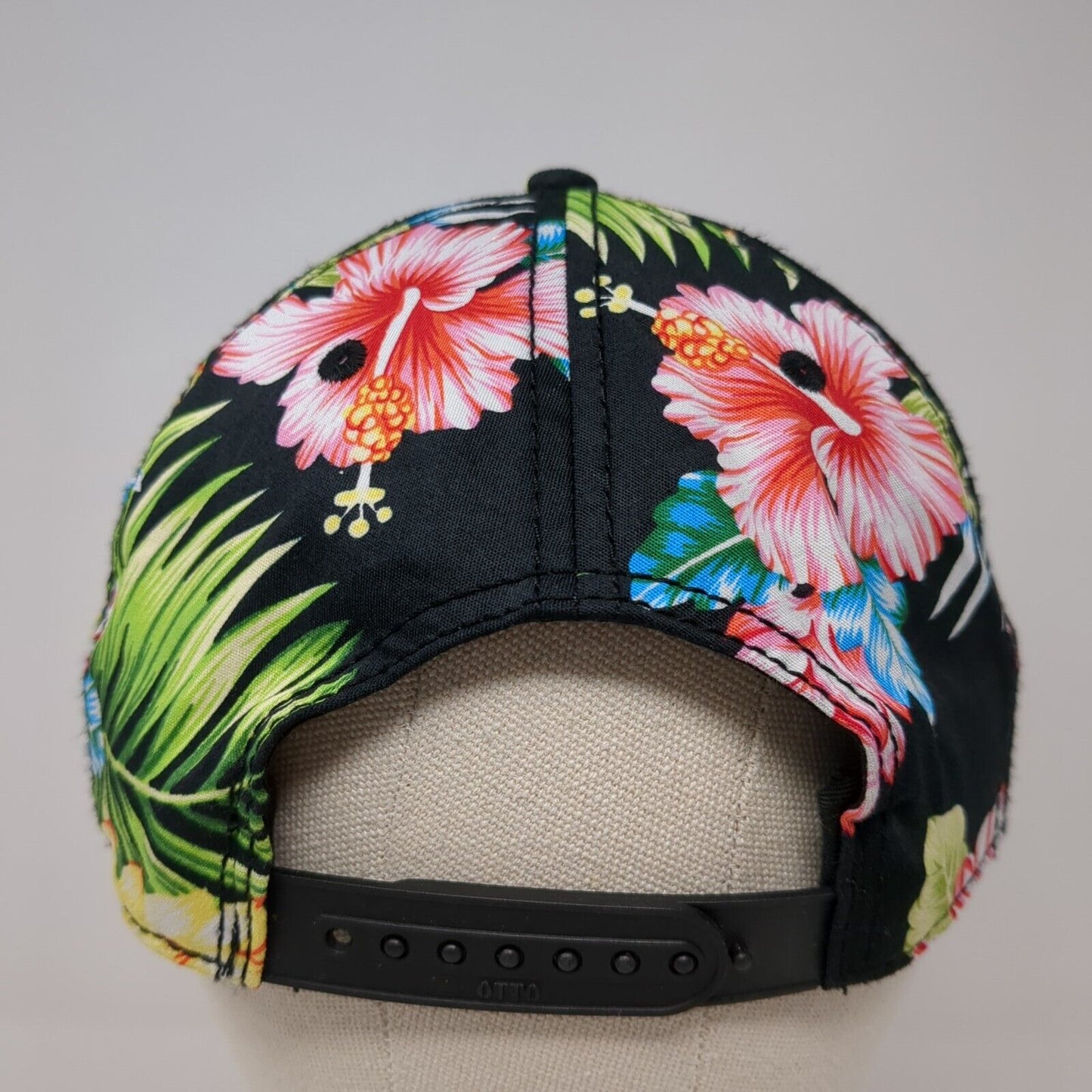 Trixin Snapback Hat Multicolor One Size Adjustable Embroidered Floral Print Otto