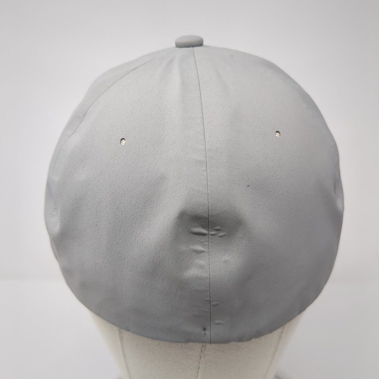 Zero 28 Fitted Hat Gray L/XL Flexfit Delta Solid 6 Panel Port Authority