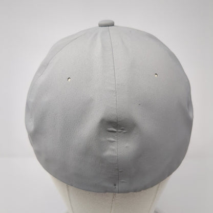Zero 28 Fitted Hat Gray L/XL Flexfit Delta Solid 6 Panel Port Authority