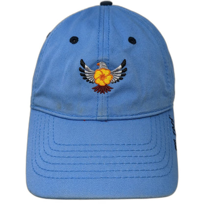 The Game Sycuan Resort Eagle Flower Blue Baseball Cap One Size Slideback Hat