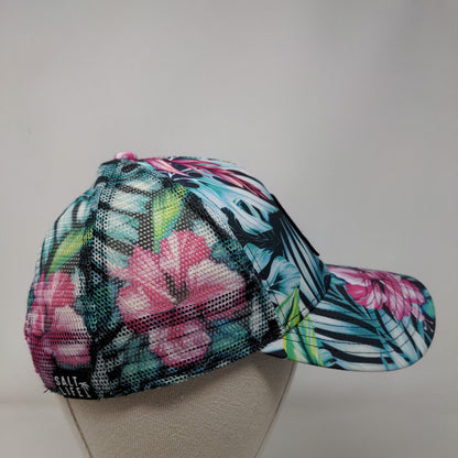 Salt Life Salty State of Mind Snapback Hat Multicolor OSFM Adjustable Floral