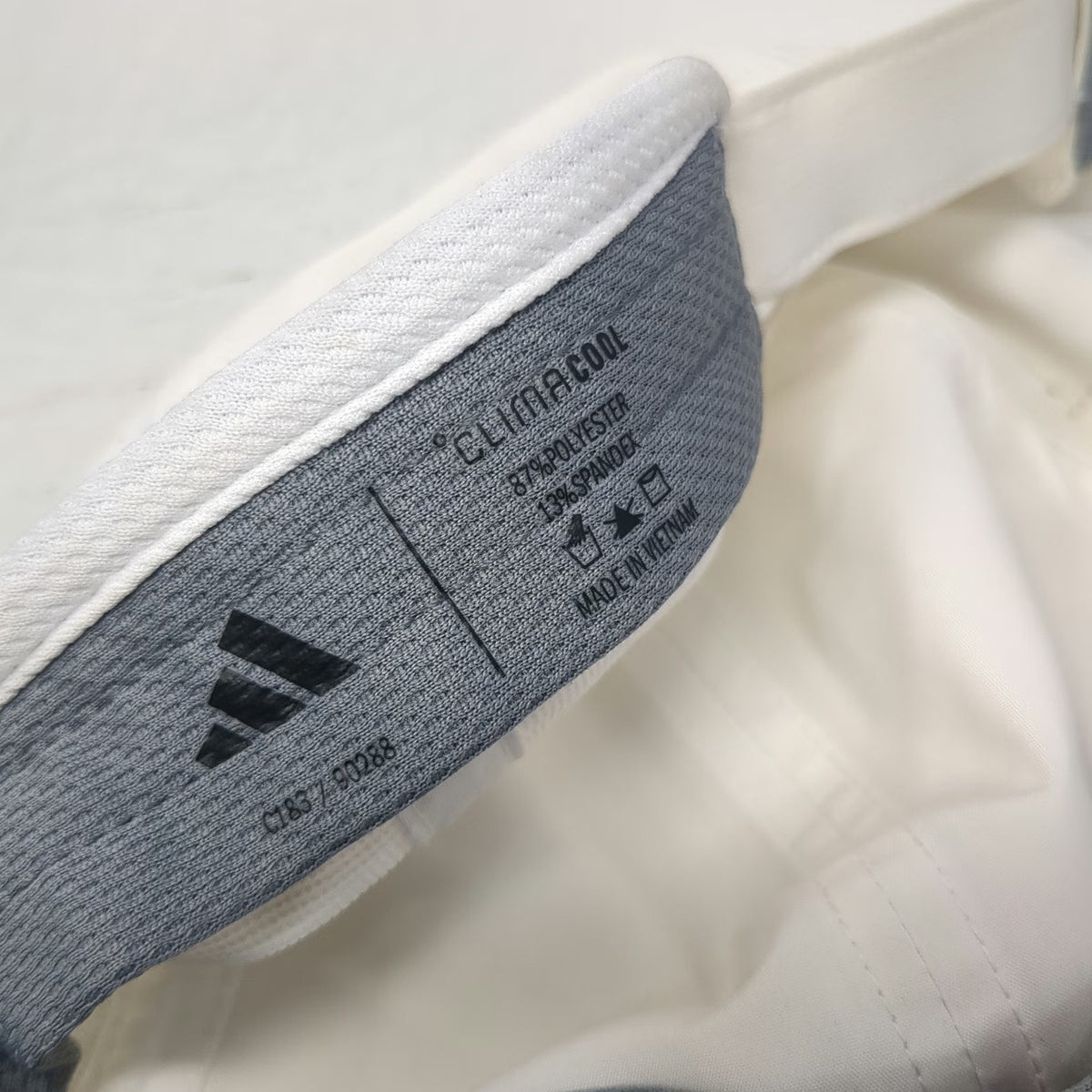 Adidas Baseball Cap White OSFM ClimaCool Perforated Slideback Performance Hat