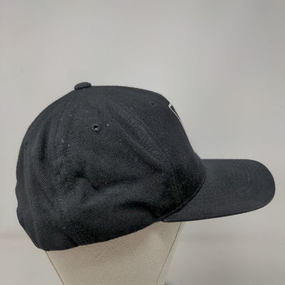 Game Up Snapback Hat Black OSFA Embroidered 6 Panel Sport-Tek