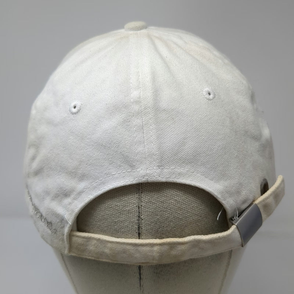 Disney Parks Baseball Cap White One Size Castle Rhinestone Magic Kingdom Hat