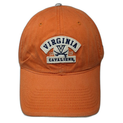 Virginia Cavaliers NCAA Drew Pearson Orange Blue One Size Baseball Cap Hat ESPN