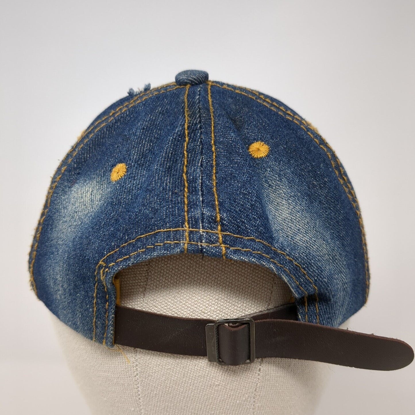 USA Bling Slideback Hat Multi One Size Adjustable Denim Rhinestone
