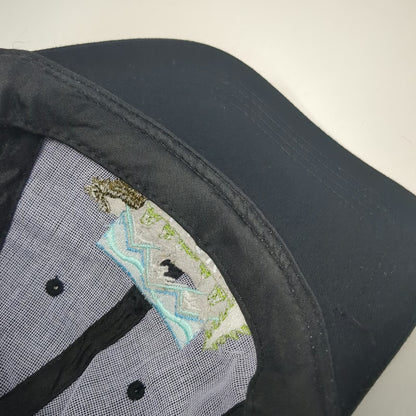 Alaska Shirt Company Snapback Black One Size Embroidered Moose Mountain Hat