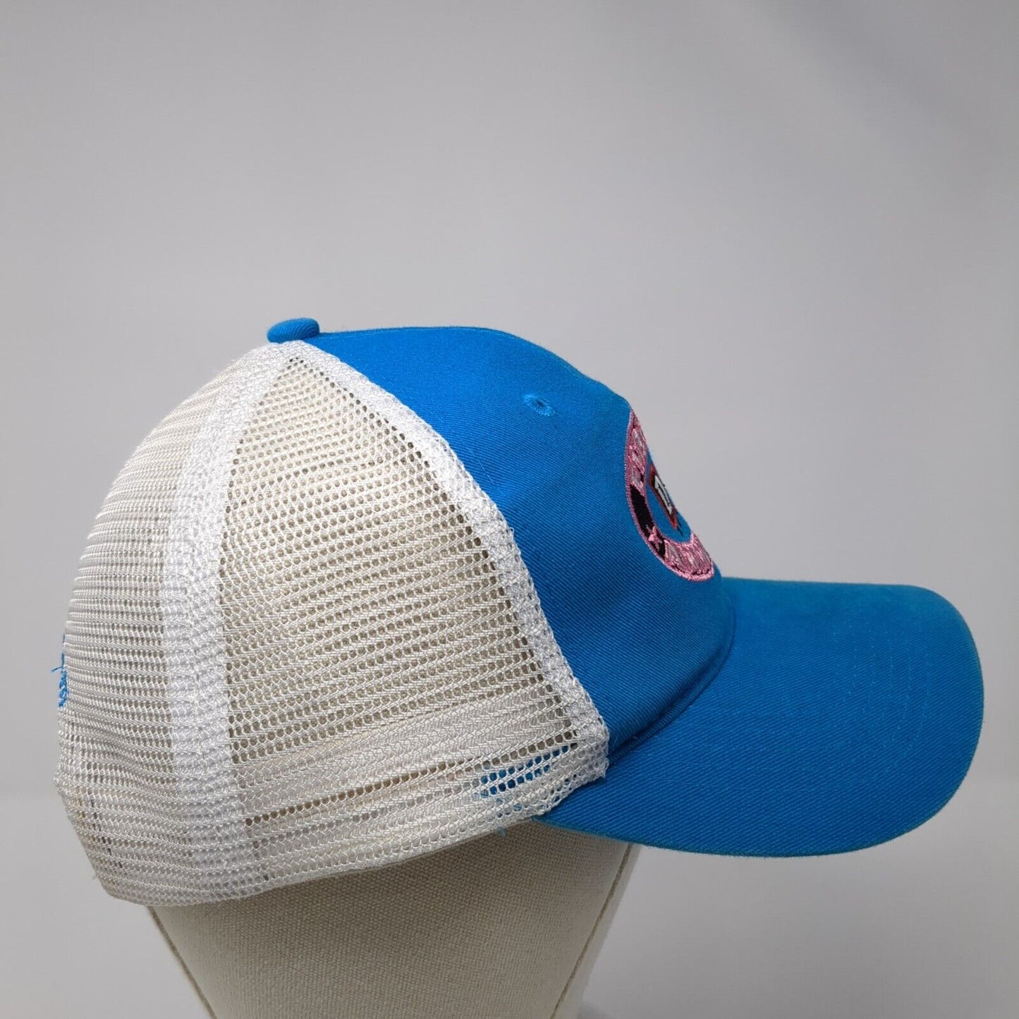 Firearms Ammunition Snapback Trucker Hat Blue One Size Mesh Back Outdoor