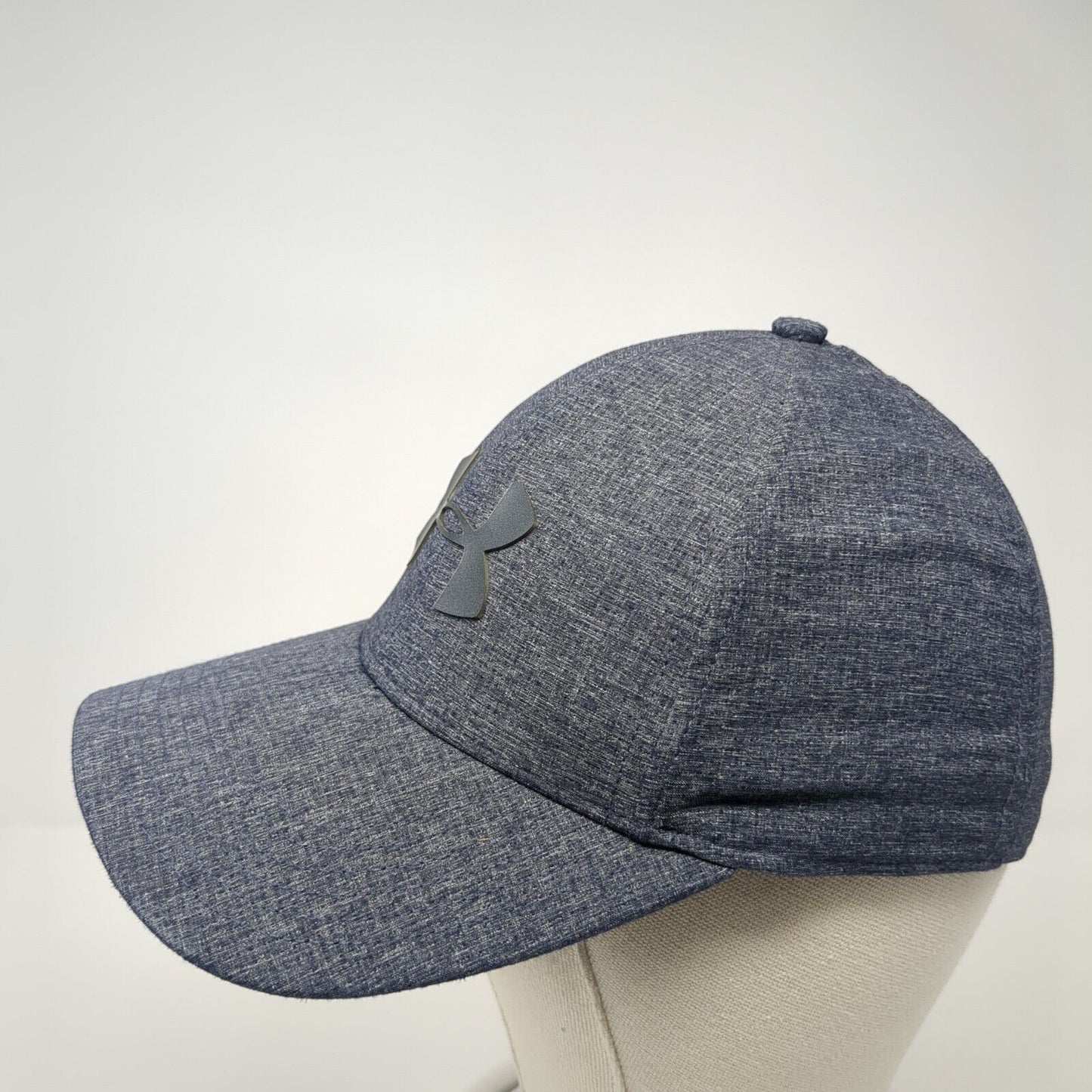 Under Armour CoolSwitch Fitted Hat Blue M/L Logo 6 Panel Outdoor