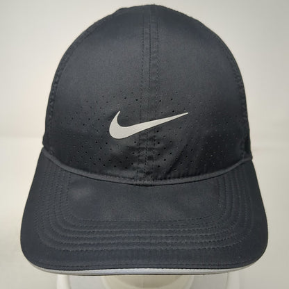 Nike Baseball Cap Black One Size Dri-FIT Featherlight Reflective Swoosh hat