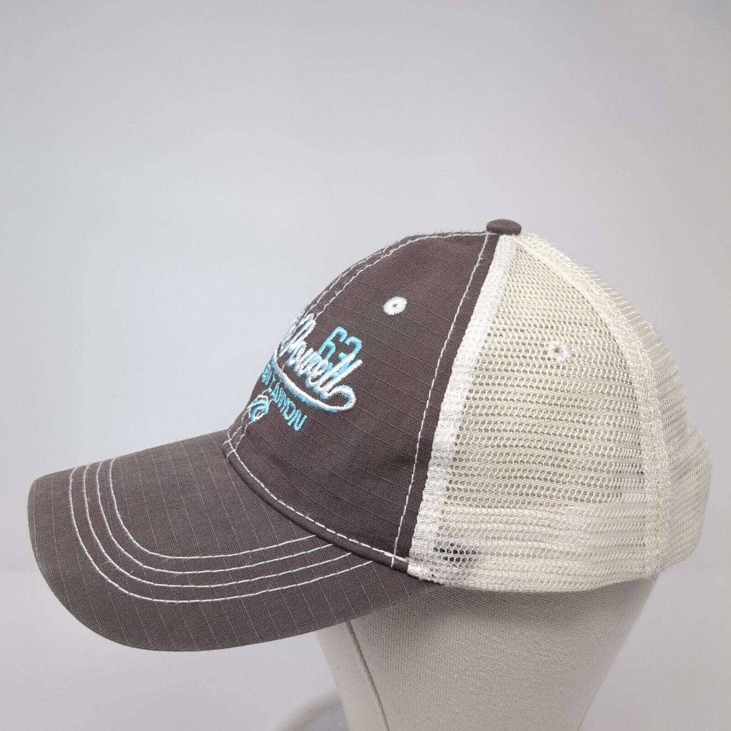 Lake Powell Glen Canyon Snapback Trucker Hat Gray One Size Mesh Prairie Mountain