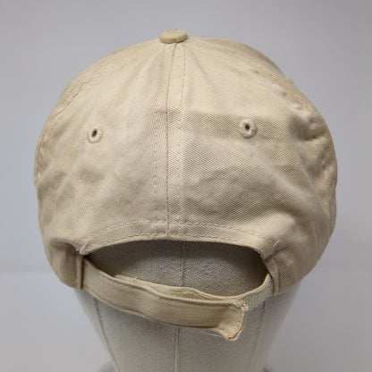 Florida Keys Strapback Hat Tan One Size Adjustable Embroidered 6 Panel