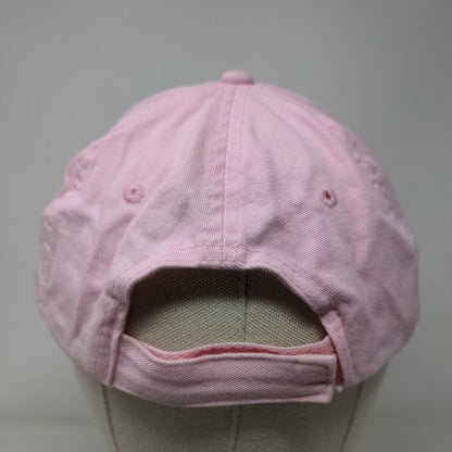 The City Of Copenhagen Strapback Hat Pink One Size Embroidered