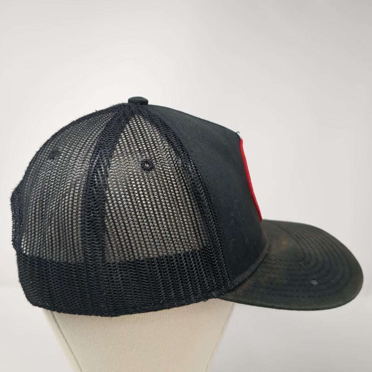 Otto Trucker Hat Black One Size Salmon River Brewery McCall Idaho Mesh Snapback
