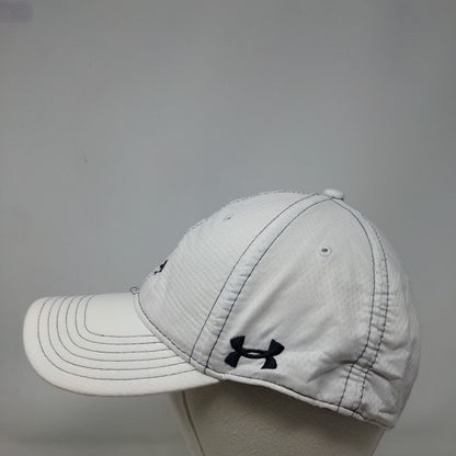 Under Armour Strapback Hat White One Size Adjustable Embroidered 6 Panel