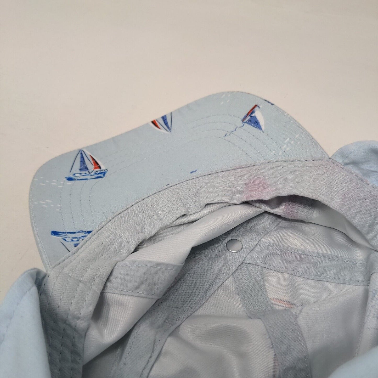 Unbranded Cap Sun Hat Blue One Size Sailboat Neck Flap Outdoor