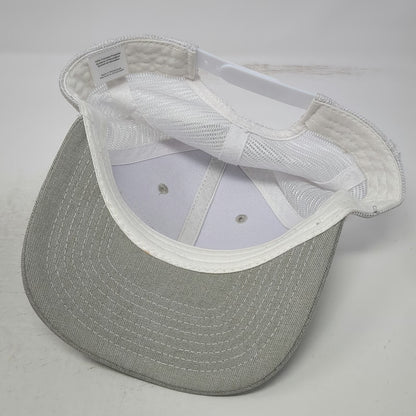 Cat Baseball Cap Gray One Size Snapback Mesh Back Logo Patch Trucker Work hat