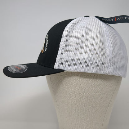 Port Authority Baseball Cap Black XL Flexfit Mesh J Fletcher Creamer Hat