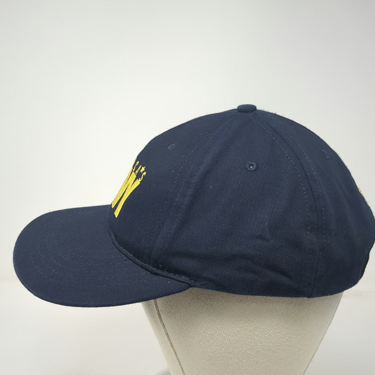 Blue Baseball Cap One Size Strapback America's Navy Embroidered USA Made Hat
