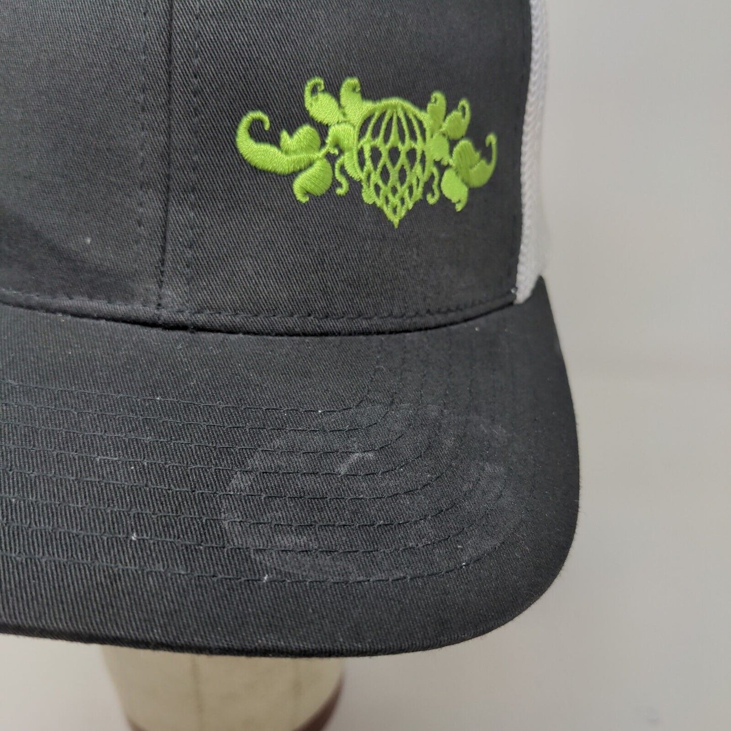 Flexfit Men's Fitted Hat Stretch Black White Embroidered Wicked Weed Brewing