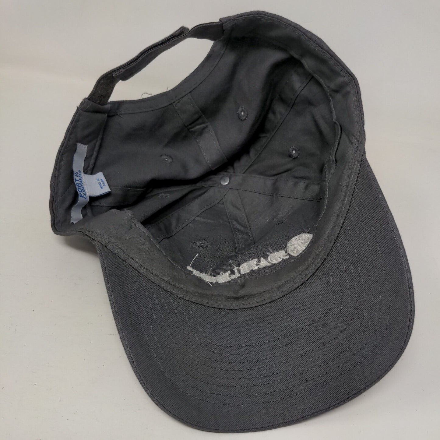 3 Day Blinds Strapback Hat Gray One Size Embroidered Port & Company