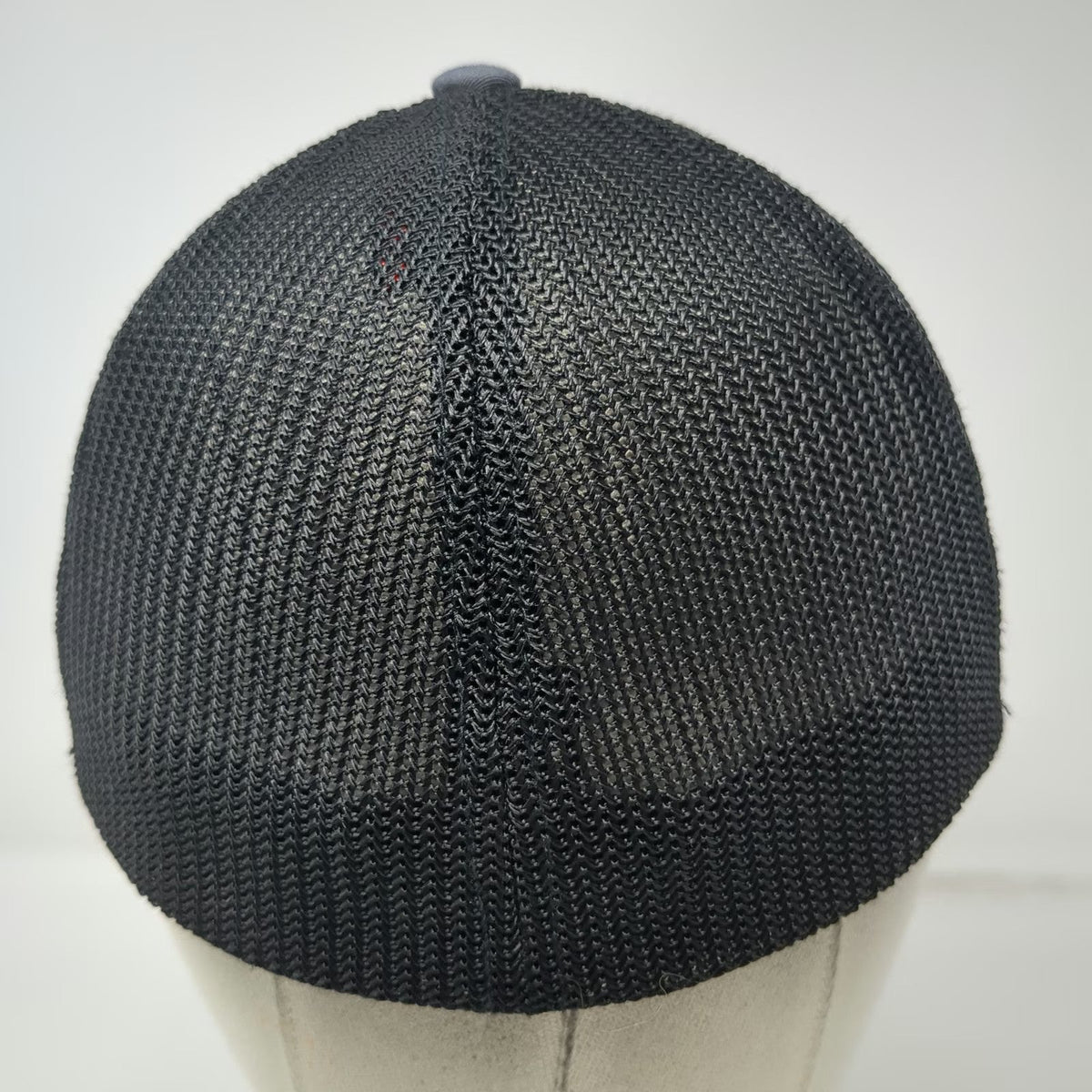 Port Authority Baseball Cap Gray XL Flexfit Mesh Twisted District Logo Hat