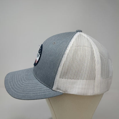 Richardson Trucker Hat Gray One Size Moab Utah Off-Road Jeep Patch Snapback