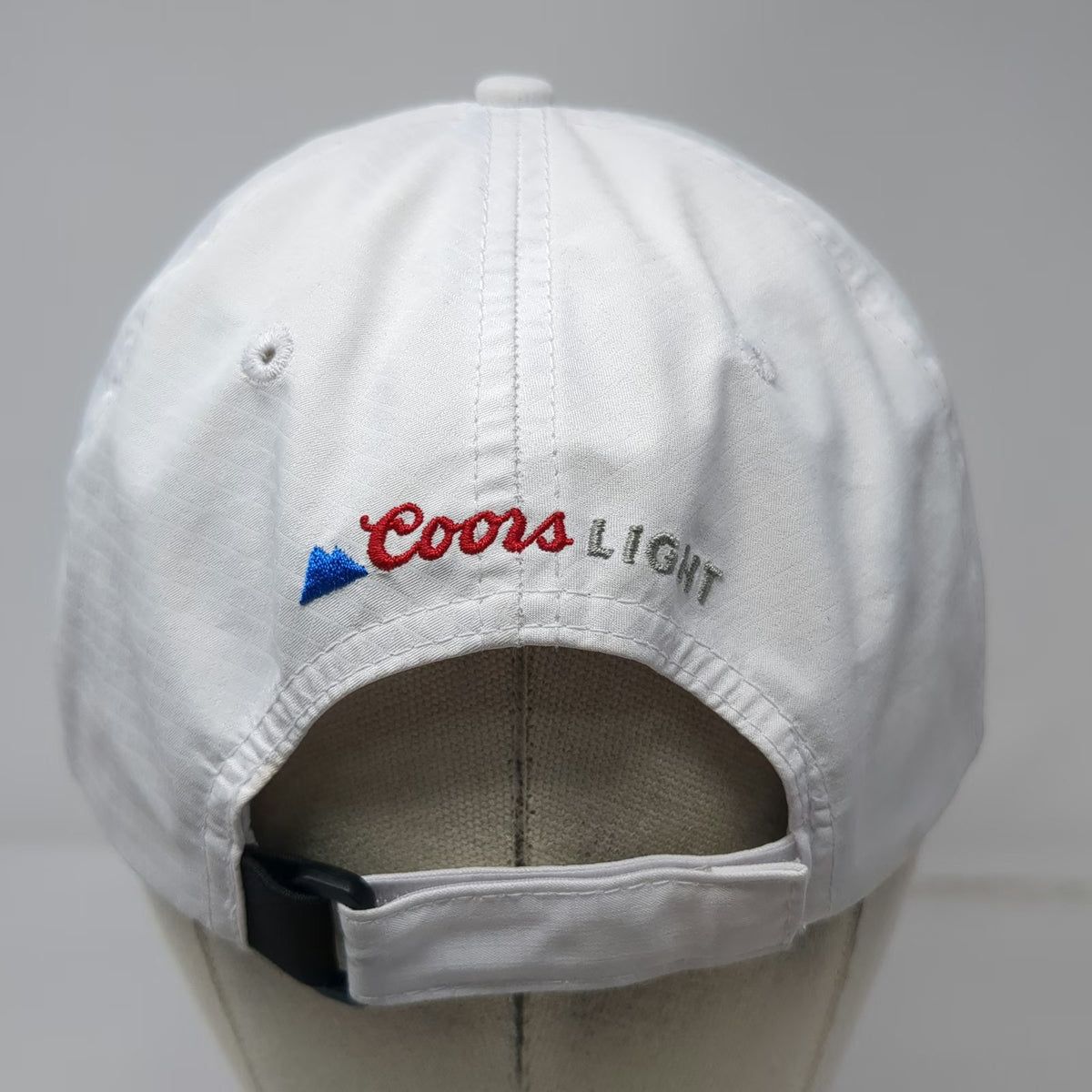 Coors Light Made To Chill Hat Baseball Cap White OSFM Slideback Mountain Logo