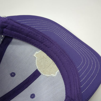 Wawa Food Markets Baseball Cap Purple One Size Rope Hat Strapback Perforated