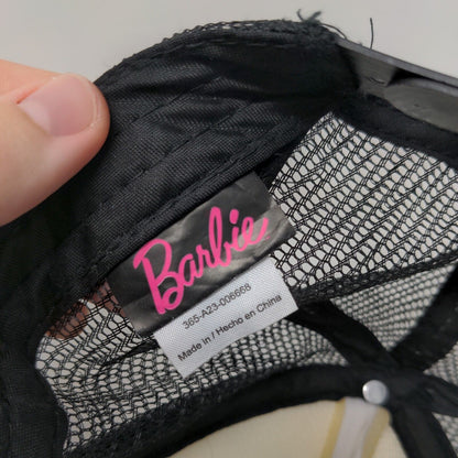 Barbie Snapback Trucker Hat Multicolor One Size Colorblock Mesh Back 6 Panel
