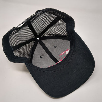 Bite Me Snapback Trucker Hat Black OSFA Adjustable Mesh Back Richardson