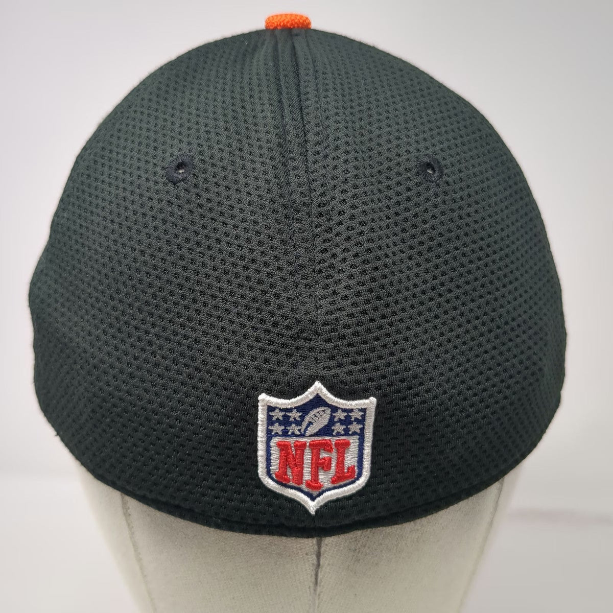 New Era Cincinnati Bengals NFL Cap Hat Black Orange M 39THIRTY Embroidered Mesh