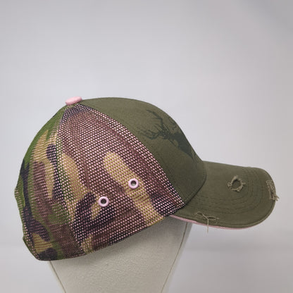 Hunt Like A Girl! Baseball Cap Multicolor OS Adjustable Distressed Buck Wear