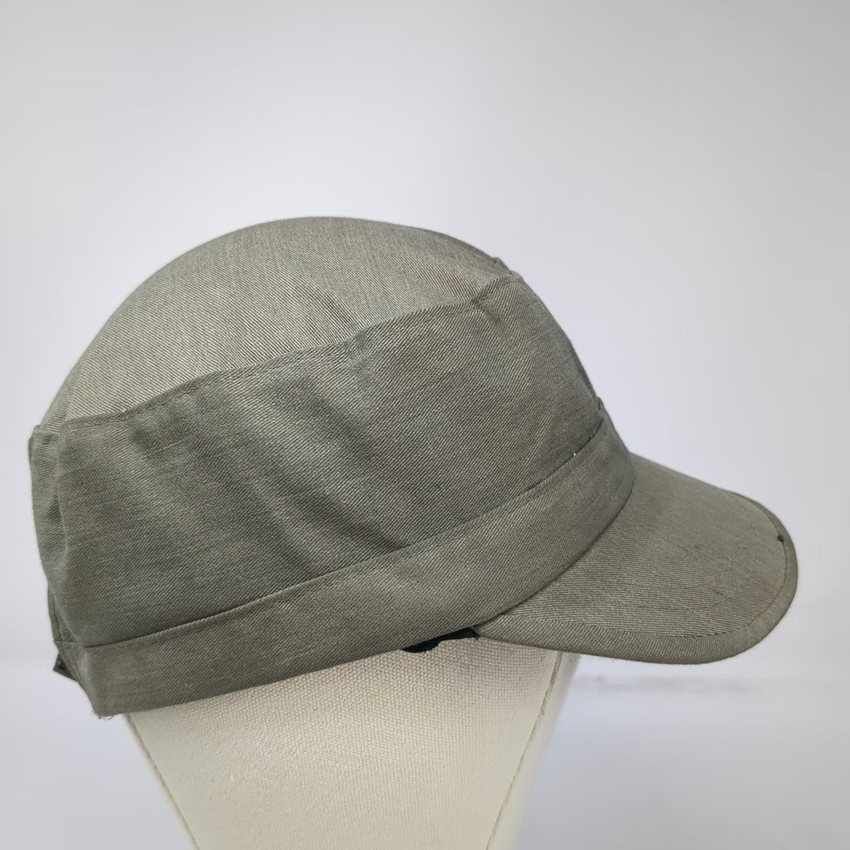 Army Cap Green One Size Adjustable Strap Solid Blank Military Cadet Twill Hat